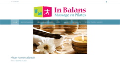 Desktop Screenshot of inbalans-massage.nl