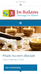 Mobile Screenshot of inbalans-massage.nl